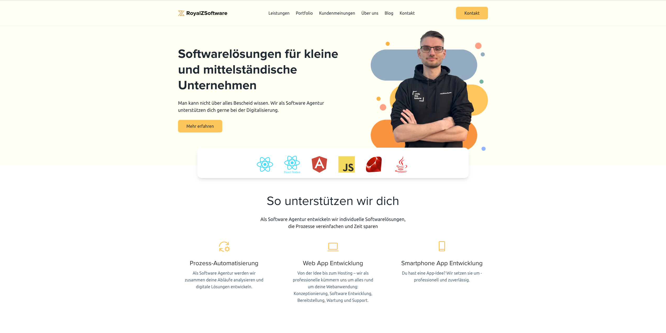 RoyalZSoftware Website Screenshot